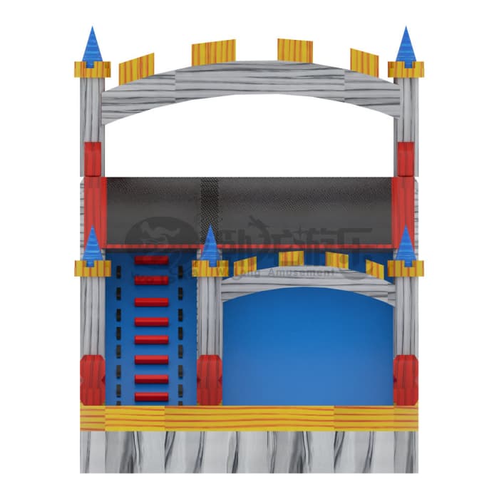  Castle Inflatable Water Slide with Splash Pool