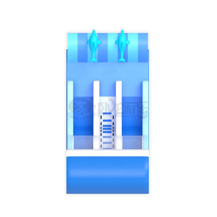 Dolphin Wave Inflatable Slide
