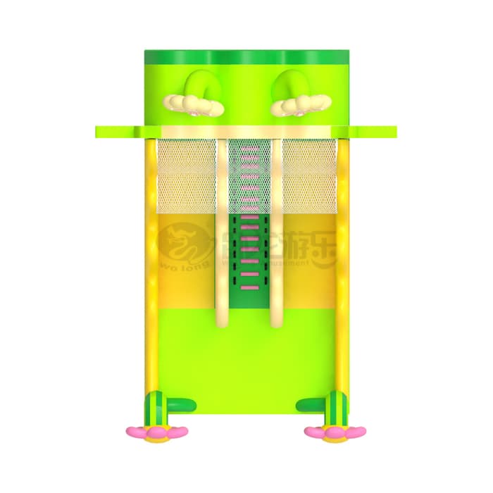 Whimsical Flower Themed Inflatable Slide