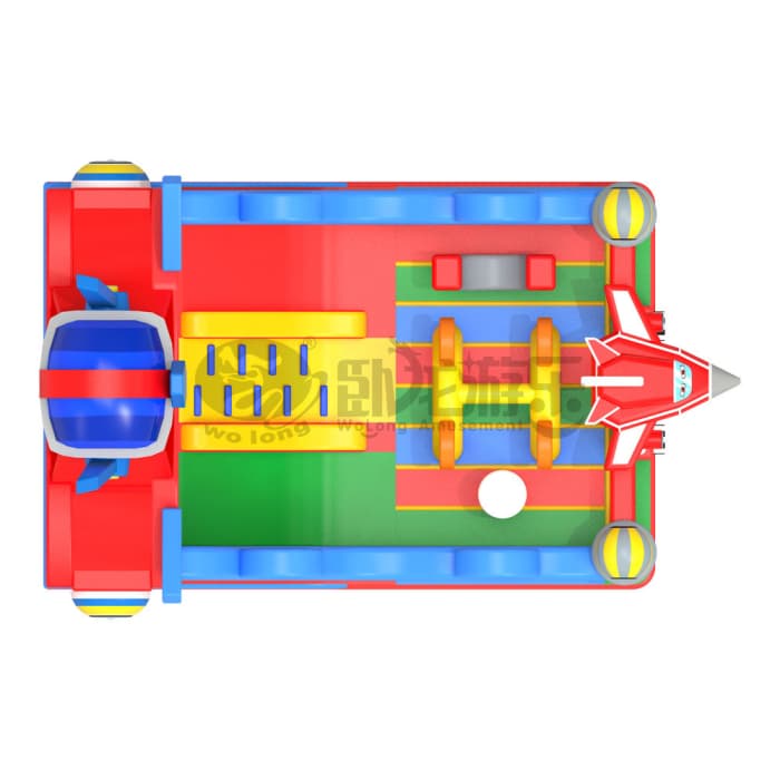 Mecha Warrior Inflatable Slide