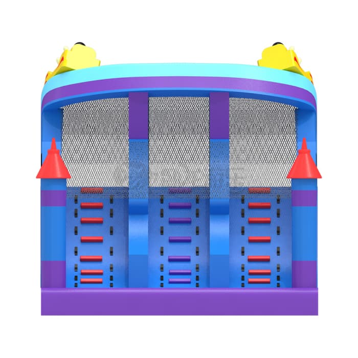 Roller Coaster Themed Inflatable Slide