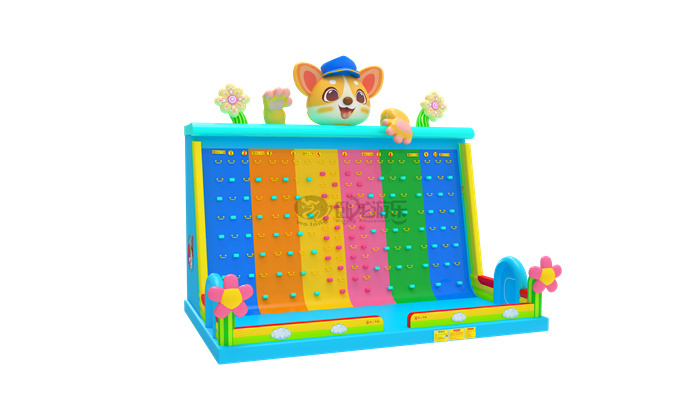 single-sided inflatable climbing wall