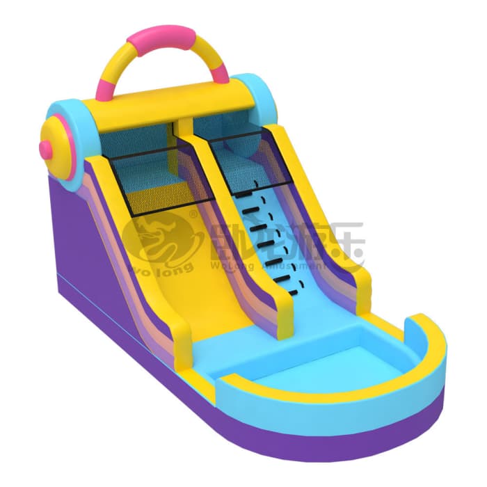 Colorful Headphone Inflatable Water Slide