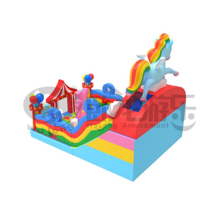Unicorn Dreamland Inflatable Castle