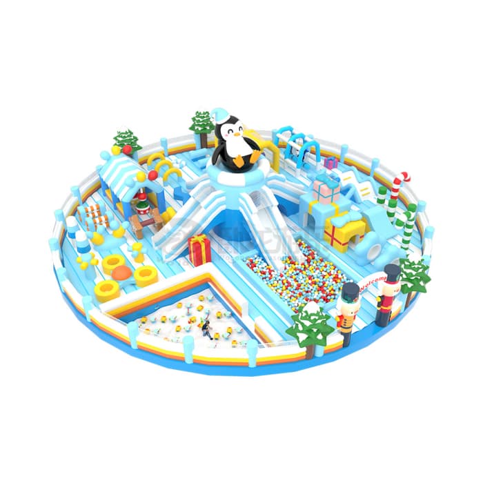 Penguin Ice Kingdom Inflatable Castle
