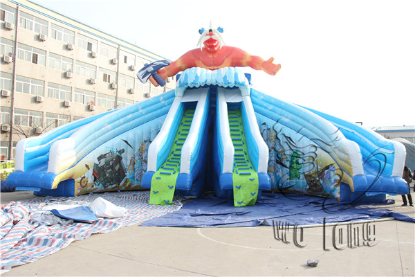 inflatable pool slide