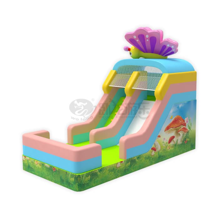 Butterfly Garden Inflatable Slide