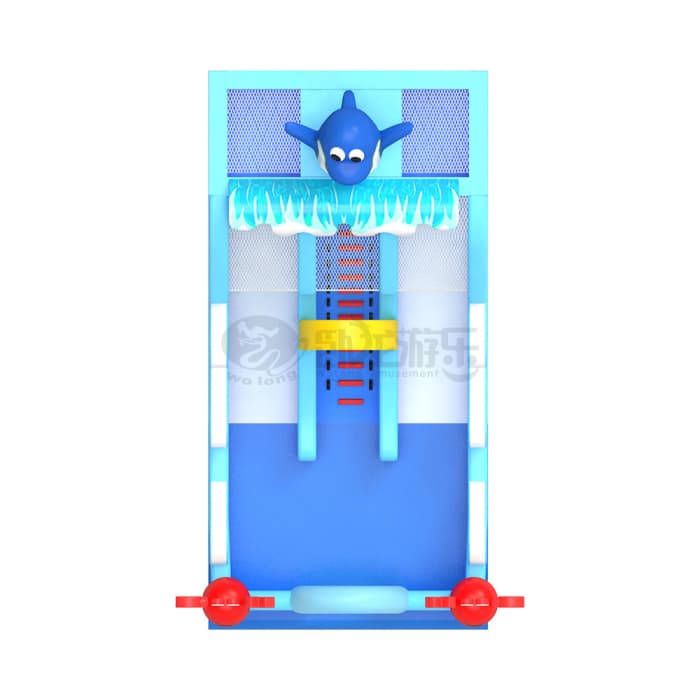 Ocean Shark Crab Inflatable Slide