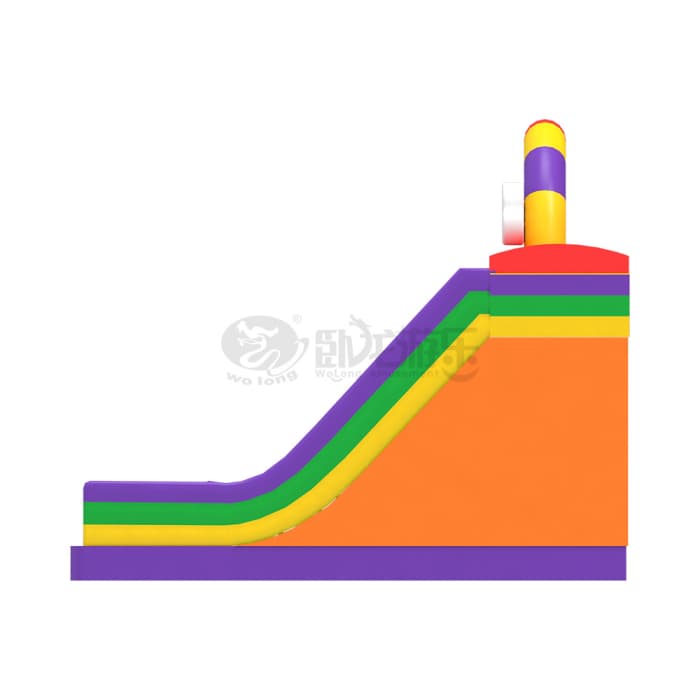 Rainbow Cloud Inflatable Slide