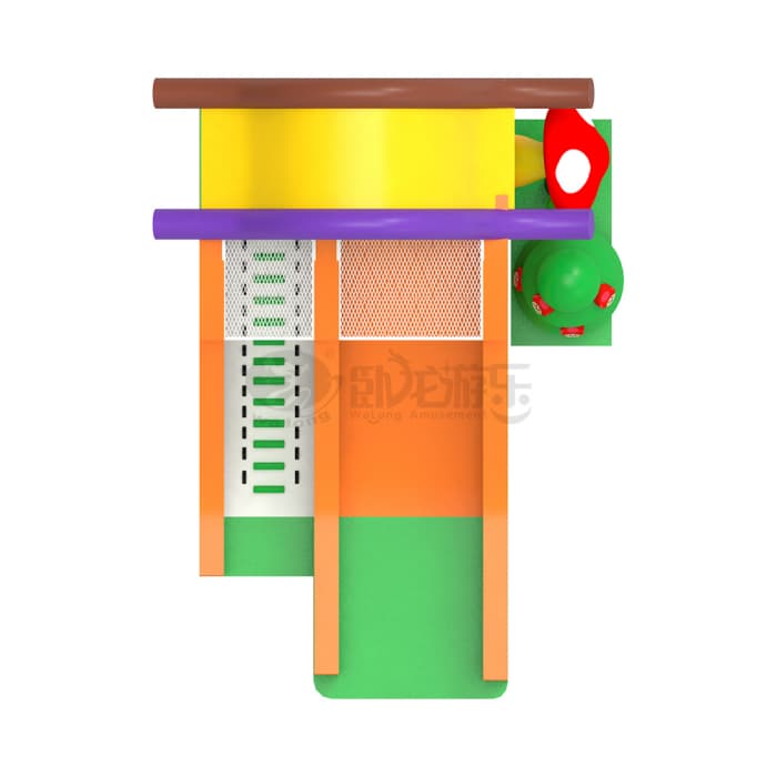 Forest Adventure Dual-Lane Inflatable Slide