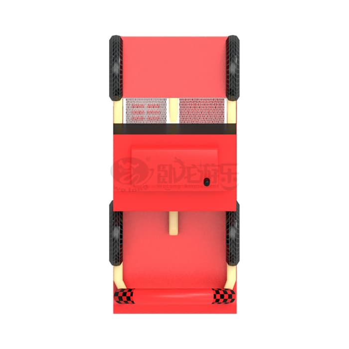 Red Race Truck Inflatable Slide