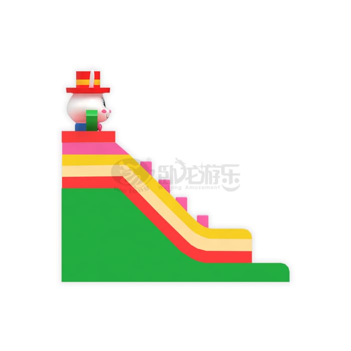 Cute Rabbit Inflatable Slide