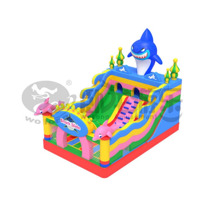 Shark Theme Inflatable Slide