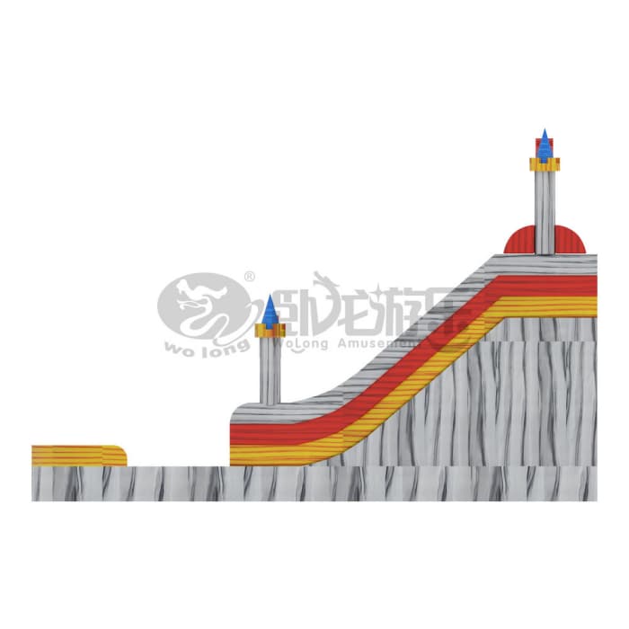  Castle Inflatable Water Slide with Splash Pool