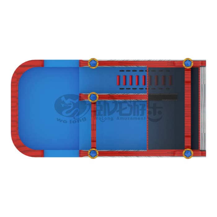  Castle Inflatable Water Slide with Splash Pool