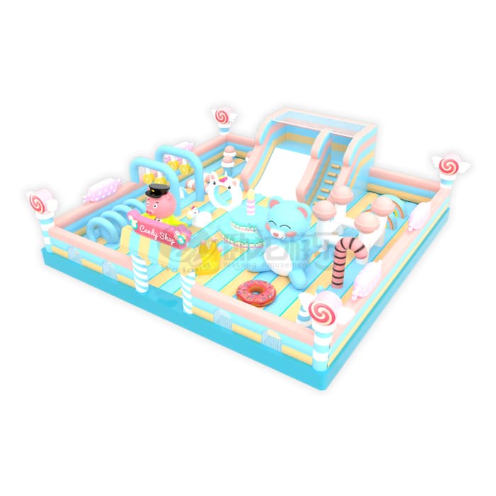 Sweet Candy Shop Inflatable Play Castle