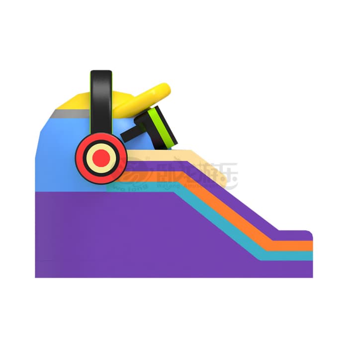 DJ Style Inflatable Slide