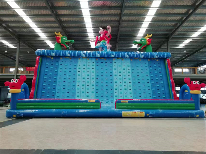 single-sided inflatable climbing wall