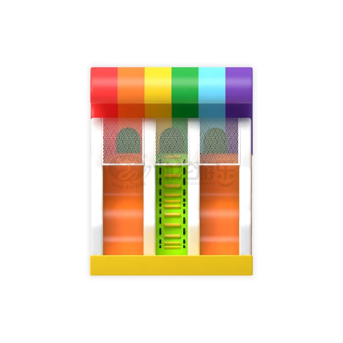Rainbow Inflatable Slide