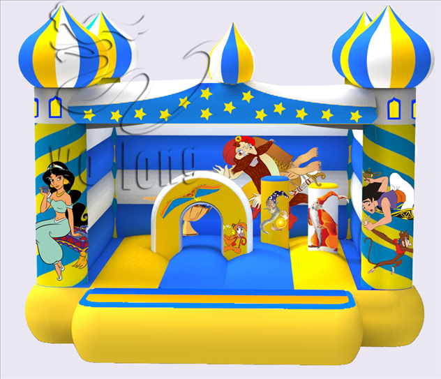 Magic lamp inflatable bouncer