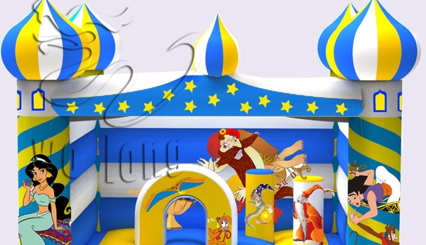 Magic lamp inflatable bouncer