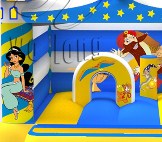 Magic lamp inflatable bouncer