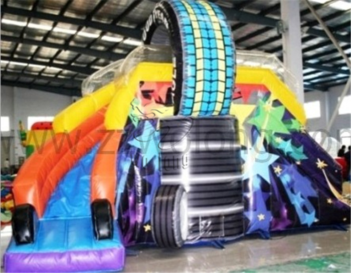 Inflatable Slide-Tyre Slide