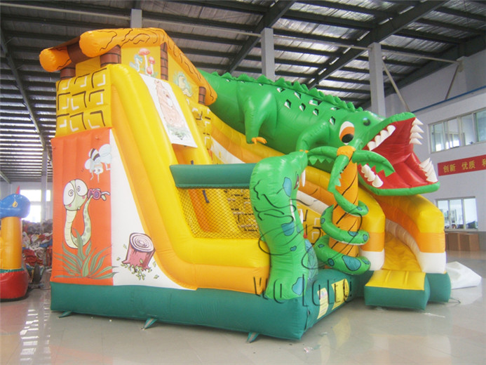  Inflatable Slide-Inflatable Crocodile slide