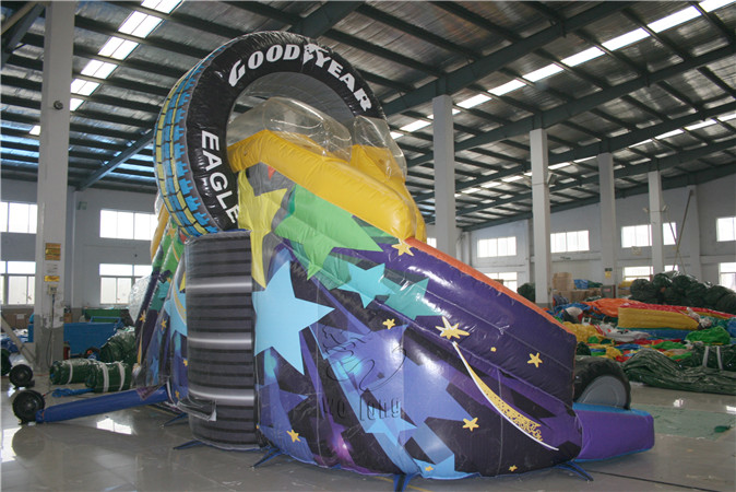 Inflatable Slide-Tyre Slide