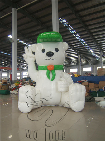Inflatable bear