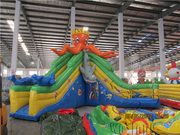 Octopus water slide