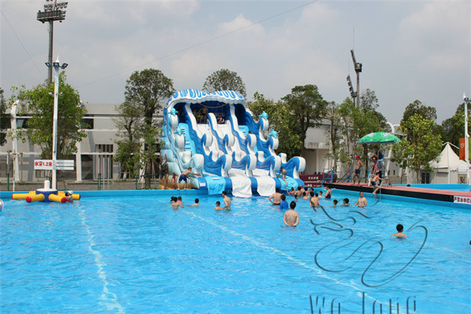  Surfing water slide