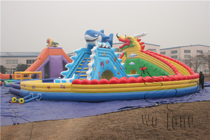 Dragon and Shark water slide