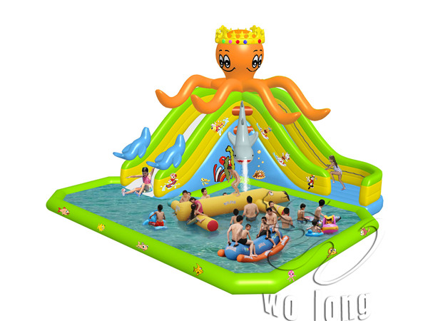 Octopus water slide