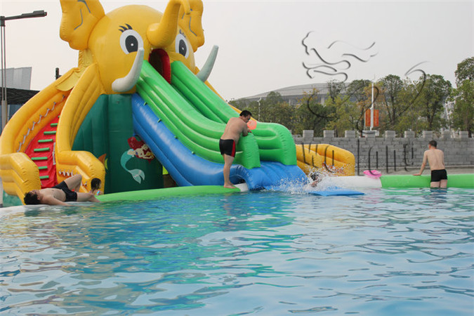 Elephant water park